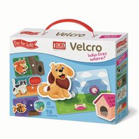 Velcro skládačky -Kdo kde bydlí?