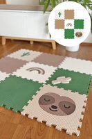 Minideckfloor podlaha - kaktus, lenochod a duha