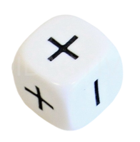 Kostka s operátory +/-