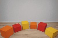 Sedací kostky Moliplay sada 6 kusů