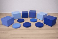 Sedací kostky Moliplay sada 12 kusů