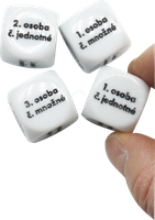 Kostky - osoba-číslo