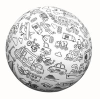 Kreativní balón Dopravní prostředky