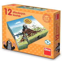 Dřevěné licenční kostky Krtkův rok