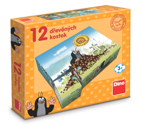 Dřevěné licenční kostky Krtkův rok