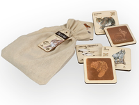 Mini frotážová sada - Zvířátka z lesa 2