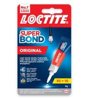 Lepidlo vteřinové Super Bond Originál 3g + 1g