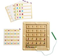 Magnetická dřevěná hra s barvami a počty 1 - 5