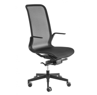 Kancelářská židle MARGOT šéf celosíťovaný s područkami