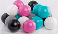 Plastové míčky 500 ks 7 cm (Modern)