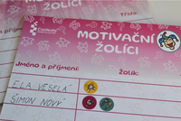 Motivační žolíci - záznamový arch