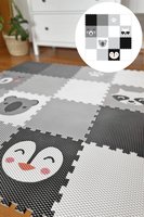 Minideckfloor podlaha - mýval, tučňák, méďa, koala a tlapka