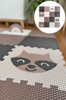 Minideckfloor podlaha - mýval, méďa, duha