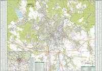 Nástěnná mapa - Brno 138 x 99 cm