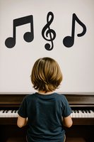 Dekorace NOTY - nota