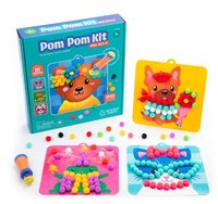 Obleč zvířátka - velká kreativní bambulková sada