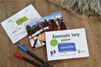 Obrázkové konverzační karty Francouzština A2+–B1+