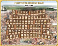 Nástěnný obraz - panovnící Českých zemí 623 - 2013,   150 x 120 cm, lamino + 4 očka