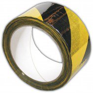 Páska lepící - žluté pruhy