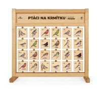 Pexeso zvukové stolní - Ptáci na krmítku