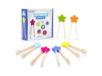 Sada dřevěných hravých pinzet