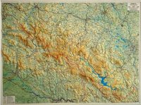 Plastická mapa Šumava 100 x 75 cm