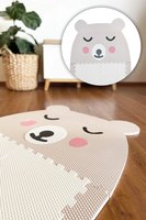 Designová puzzle podlaha Méďa