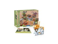 Magnetická stavebnice Powerclix v přírodních barvách