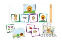 Tvoření vět s obrázky – Předložky