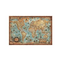 Svět RAY WORLD - ilustrovaná nástěnná mapa