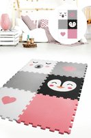 Minideckfloor podlaha - medvěd, tučňák, srdce a tlapka