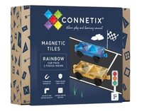 Sada autíček (2 ks) pro magnetické stavebnice Connetix