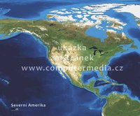 Obraz Severní Amerika (satelitní)