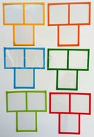 Součtové trojúhelníky skládací na magnetickou tabuli