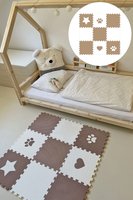 Minideckfloor podlaha - srdce, tlapka a hvězda