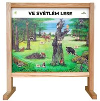 Stolní biotop s magnety - Ve světlém lese