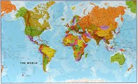 Stolní mapa - svět politický 70 x 45 cm