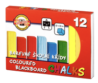 Školní barevné křídy (12 ks)