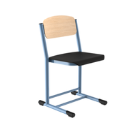 Učitelská židle VARE s čalouněným sedákem