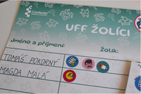 UFF žolíci - záznamový arch
