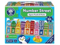 Puzzle Ulice plná čísel
