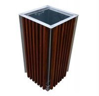 Venkovní odpadkový koš dřevěný 65 L