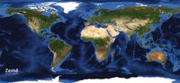 Obraz Země - velkoplošný (satelitní)