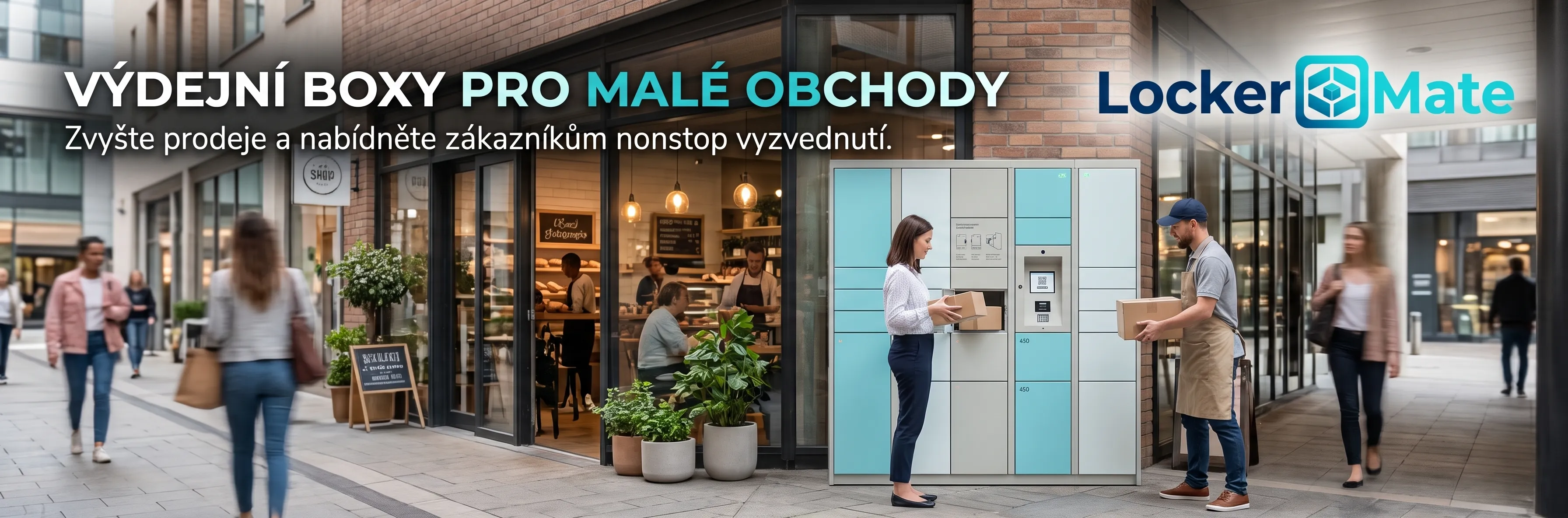 Výdejní boxy pro malé obchody