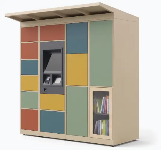 Velký venkovní bibliobox a výdejní box