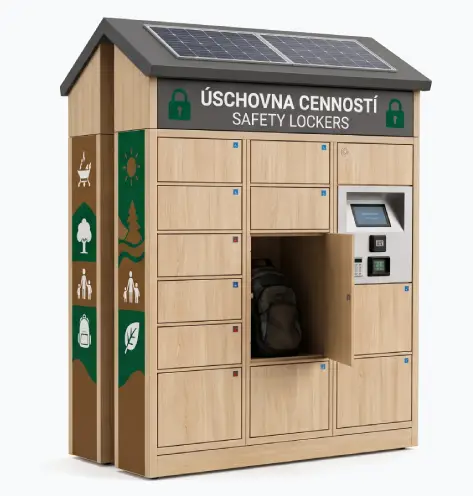 Úschovní box LockerMate - dekor Sonoma