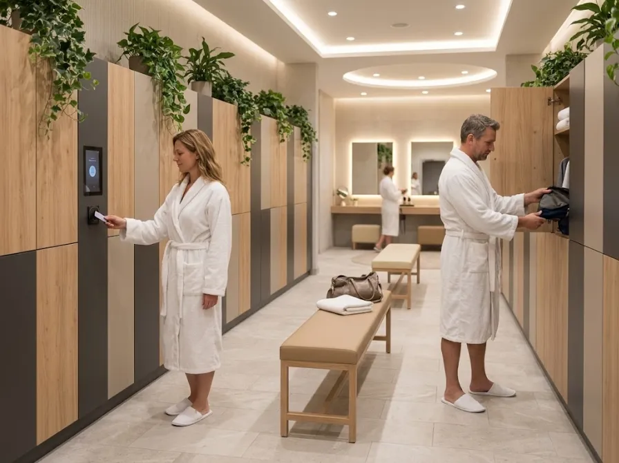 Šatny pro wellness