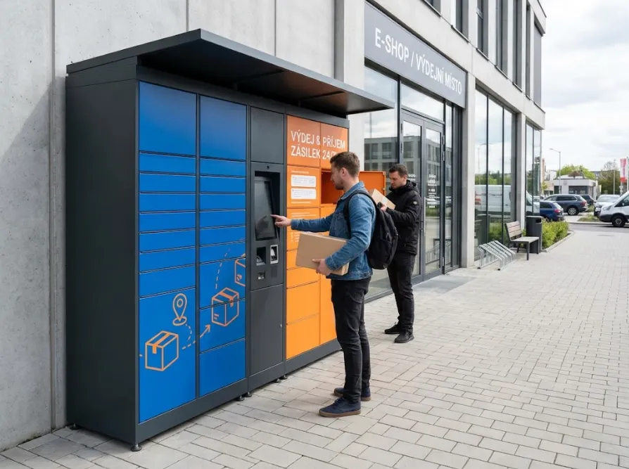 Výdejní boxy pro e-shopy